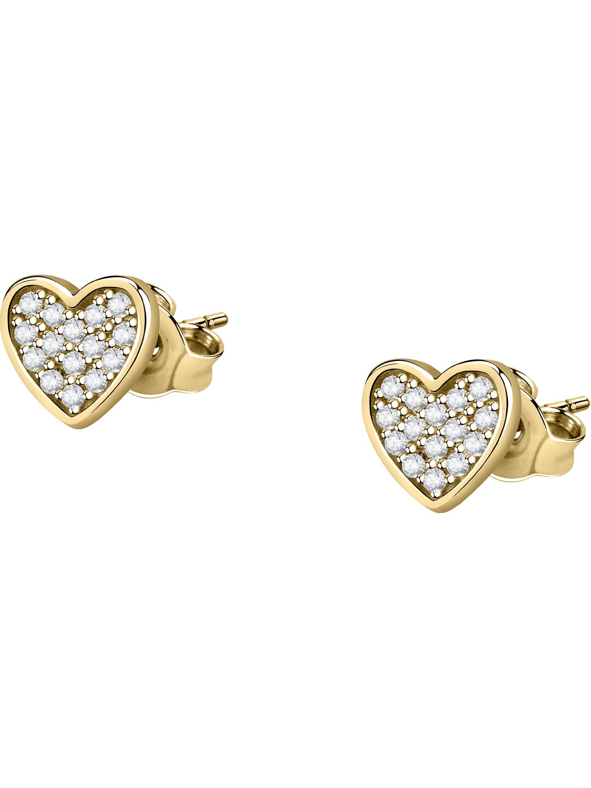 FAVS Earrings in Gold: front