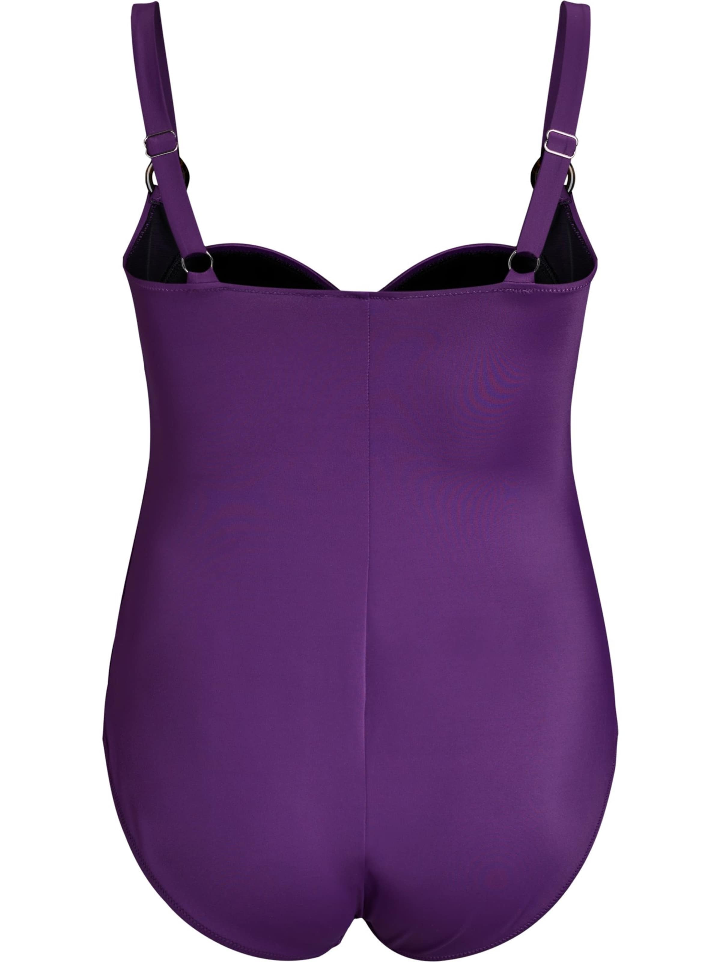 Invisible Maillot de bain Swim by Zizzi en violet
