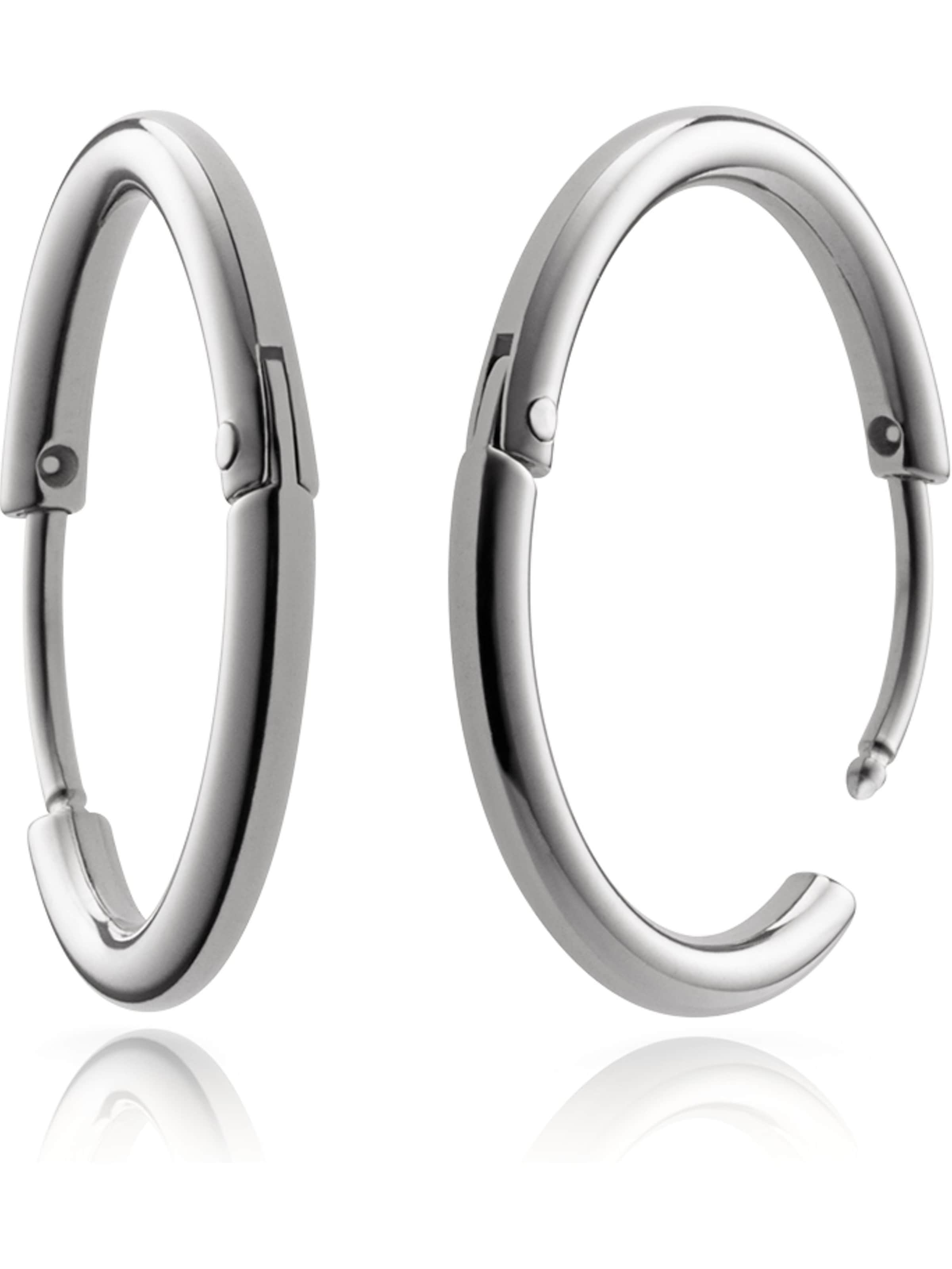Paul Hewitt Earrings in Silver: front