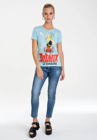 LOGOSHIRT T-Shirt 'Asterix - Magic Poison' in Blau