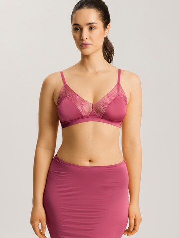 Hanro Triangle Bra ' Eva ' in Red: front