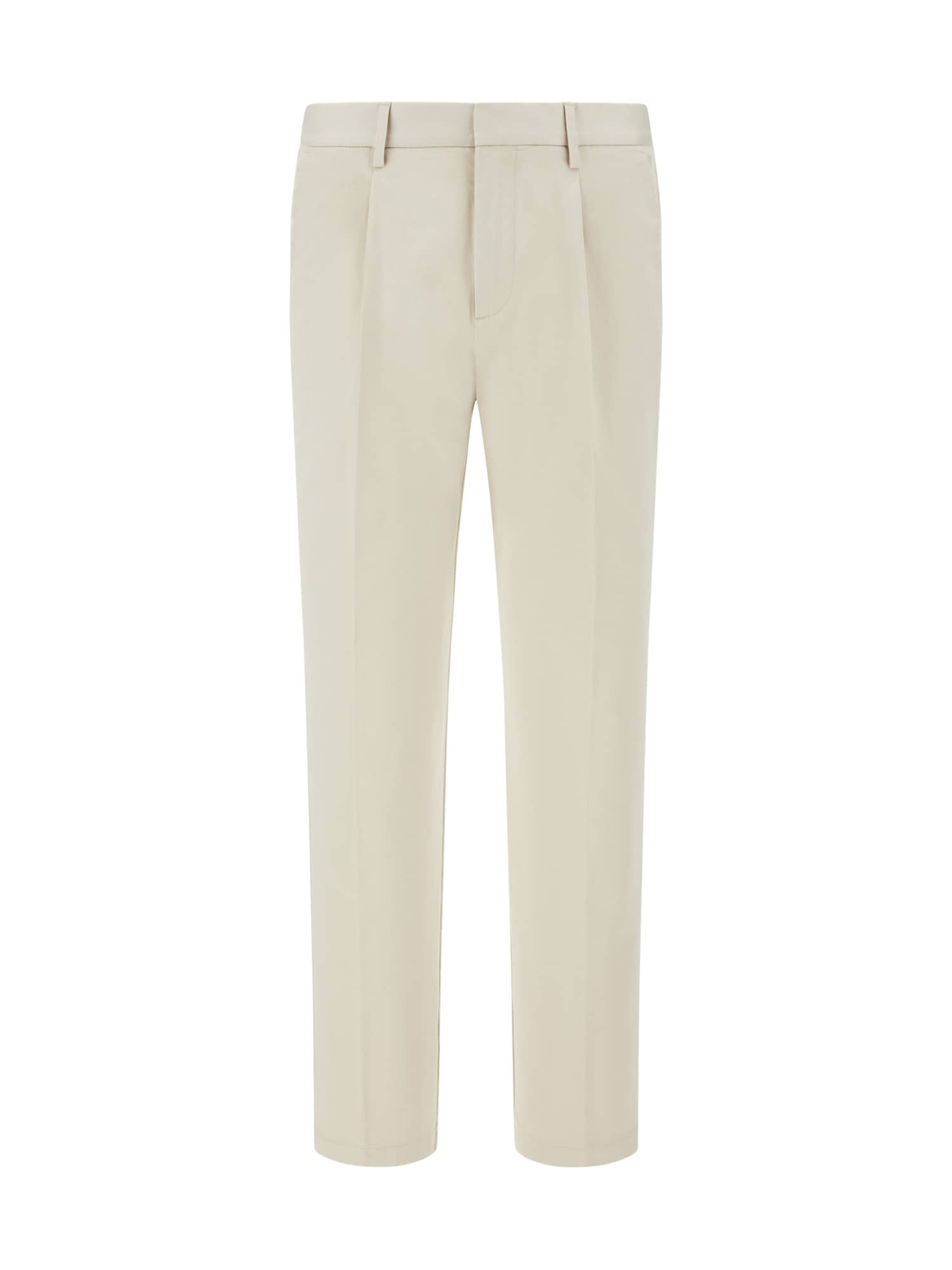 Slimfit Pantaloni di Boggi Milano in beige: frontale