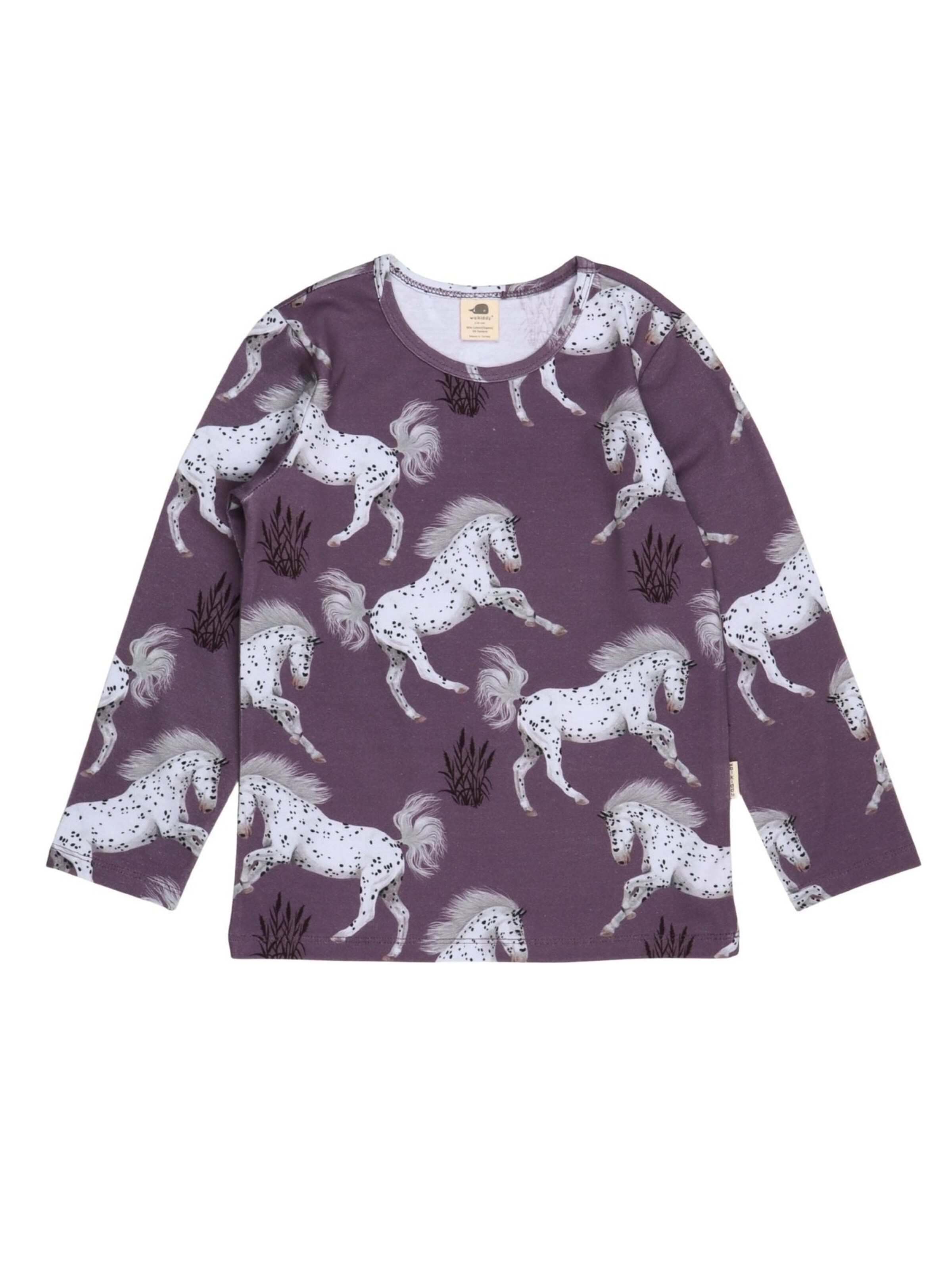 Walkiddy Shirt 'Walkiddy - Schimmel Horses Shirt' in 98 in Purple, Item view