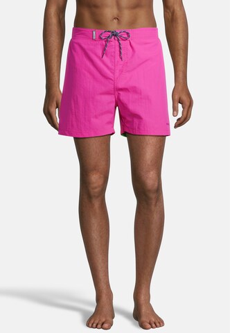 BECO the world of aquasports Board shorts 'Tide Fit' in Pink: front