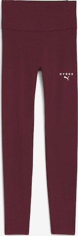 PUMA Skinny Sportbroek 'Puma x Hyrox Shapeluxe' in Rood: voorkant