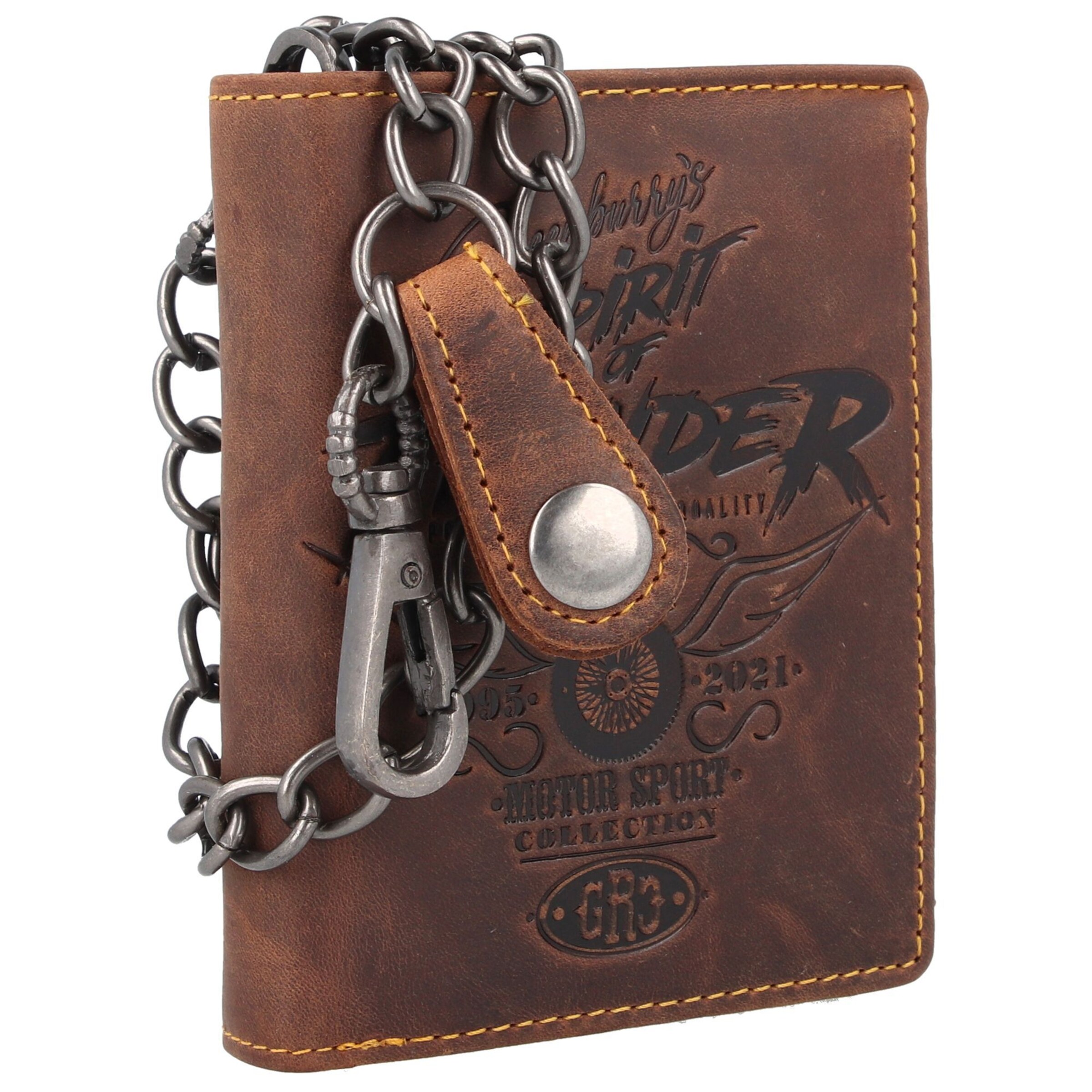 GREENBURRY Portemonnaie 'Racing Collection' in Braun