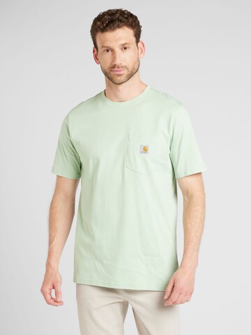 T-Shirt Carhartt WIP en vert : devant