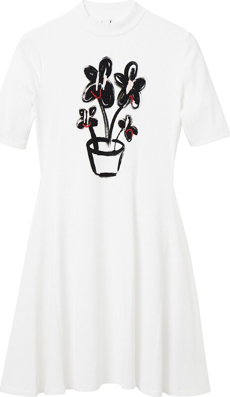 Desigual Kleid 'VEST_AINA' in Weiß Desigual Kleid 'VEST_AINA' in Weiß