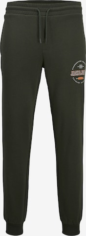 Jack & Jones Plus - Calças 'Gordon' em verde: frente