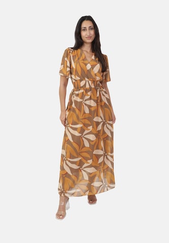 Elara Kjole i brun: forside