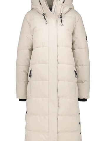 alife & kickin Wintermantel 'Katja' in Wit: voorkant