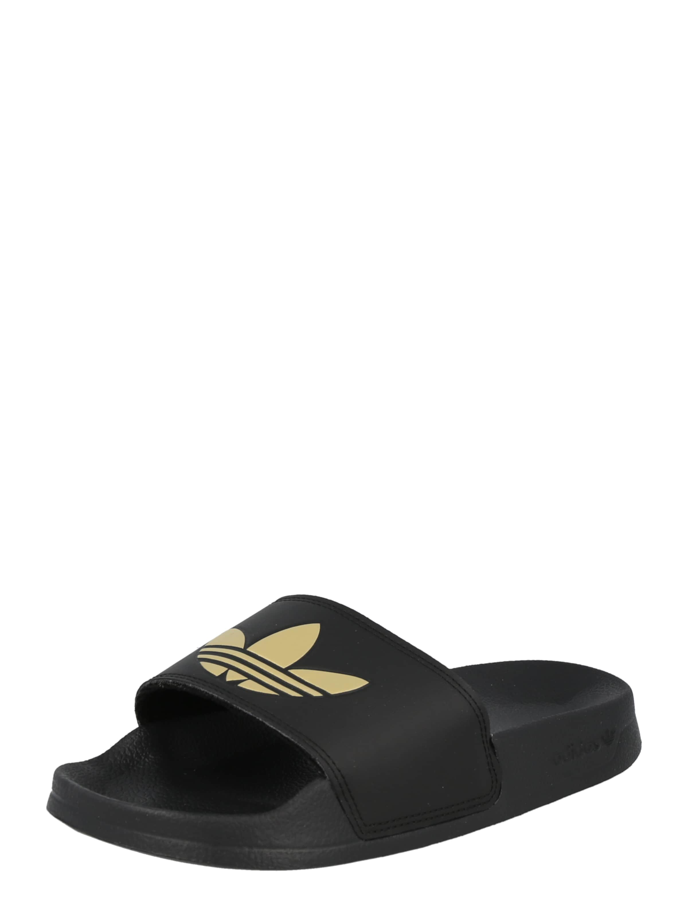 ADIDAS ORIGINALS Plätu 'Adilette Lite', värv must: eest vaates