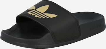 ADIDAS ORIGINALS - Sapato aberto 'Adilette Lite' em preto: frente
