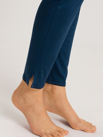 Hanro Pyjamabroek ' Grand Central ' in Blauw