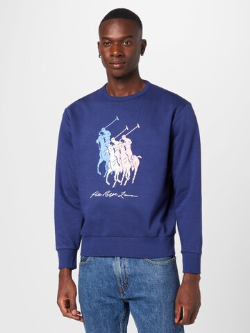Felpa di Polo Ralph Lauren in blu: frontale