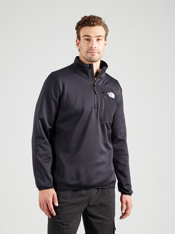 THE NORTH FACE Sports sweatshirt 'CREST' in Black: front