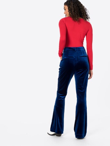 Y.A.S Flared Pants 'Velva' in Blue
