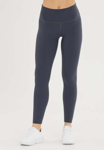ENDURANCE Skinny Sportbroek 'Raleigh' in Blauw: voorkant