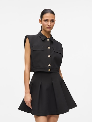 Karl Lagerfeld Vest in Black: front