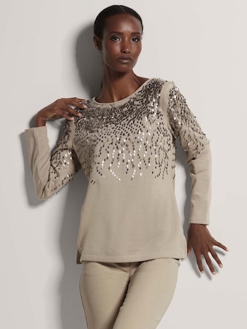 MADELEINE Sweatshirt in Beige: voorkant