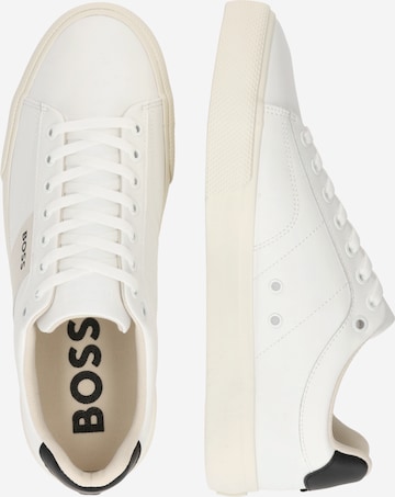 BOSS Black Sneaker 'Aiden Tenn' in Weiß