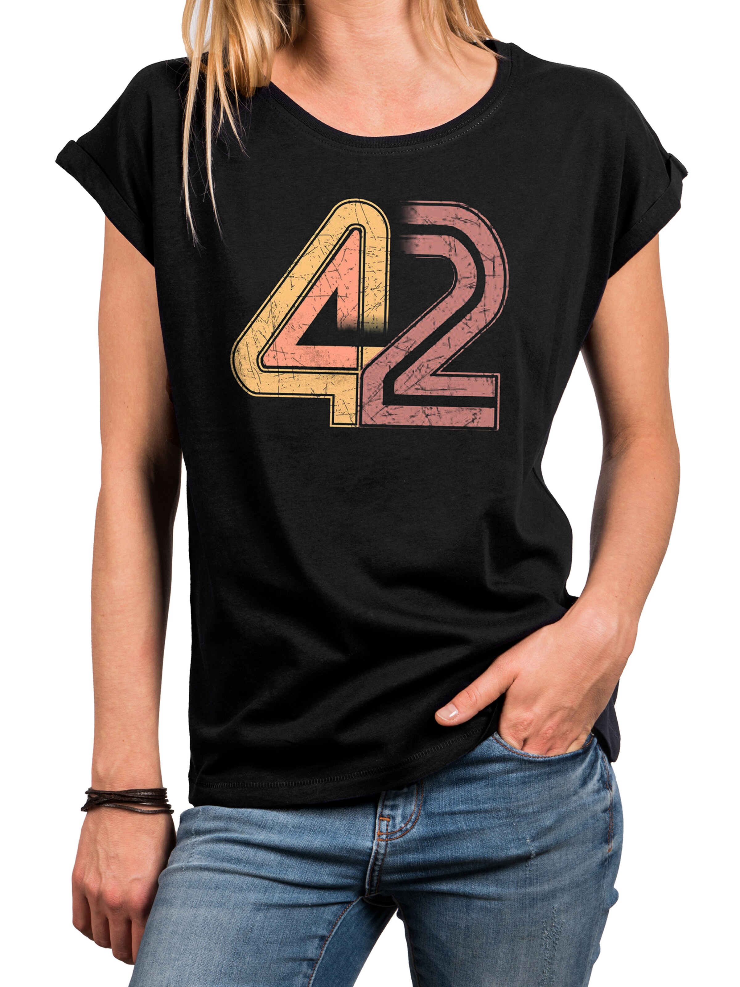 MAKAYA Shirt '42 The Answer' in Black