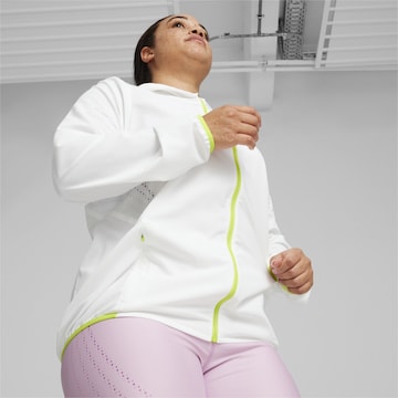 PUMA Αθλητικό μπουφάν 'Run Ultraweave' σε λευκό: μπροστά