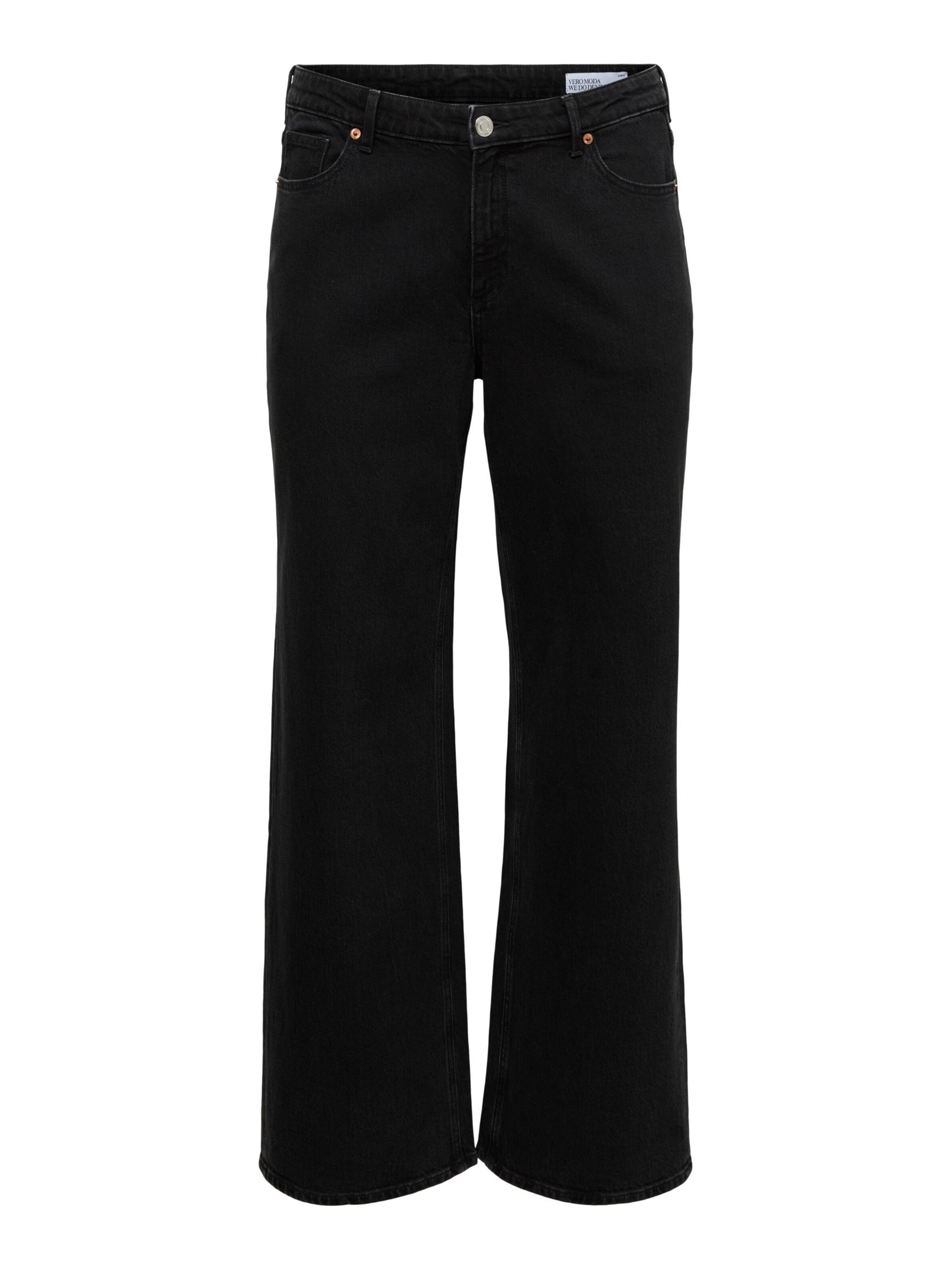 Vero Moda Curve Wide Leg Jeans 'VMCTESSA' in Grau: Vorderseite
