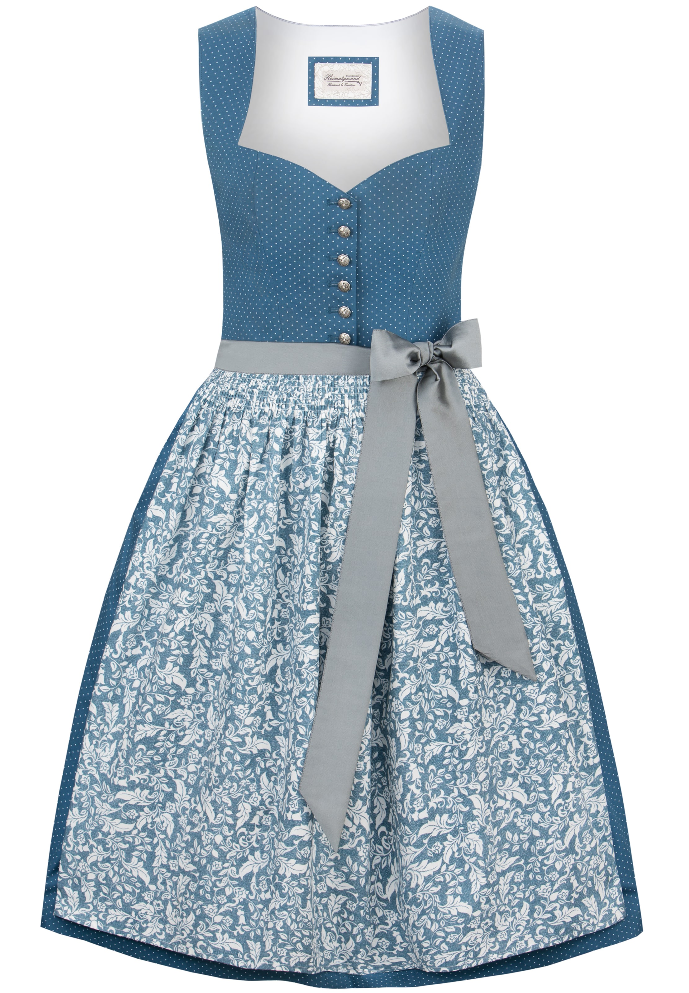 STOCKERPOINT Dirndl 'Rhianna' in Blau: Vorderseite