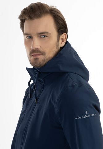 DreiMaster Klassik Between-season jacket 'Pryam' in Blue