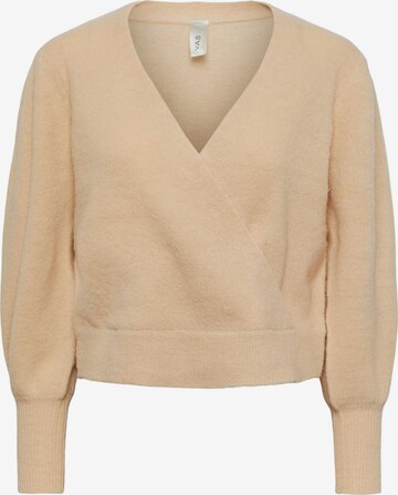 Pull-over 'Vista' Y.A.S en beige : devant