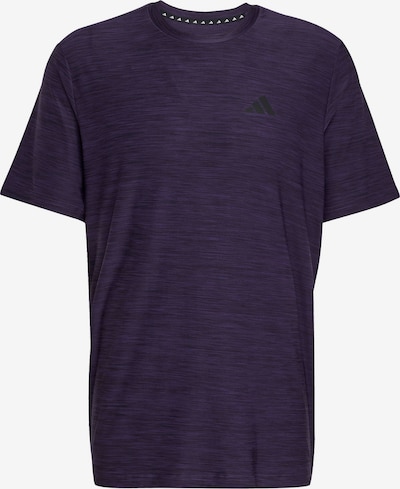 Sportiniai marškinėliai 'Essentials' iš ADIDAS PERFORMANCE, spalva – baklažano spalva / juoda, Prekių apžvalga