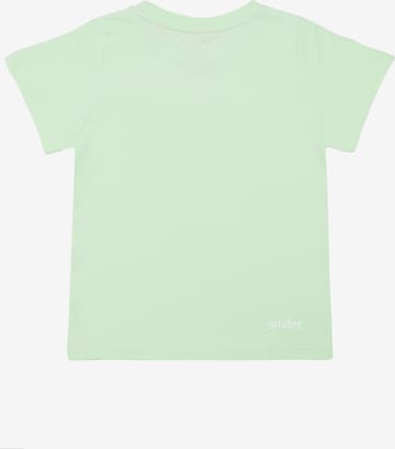 T-Shirt smiler. en vert