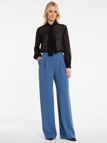 Ana Alcazar Regular Trousers 'Adyla' in Blue