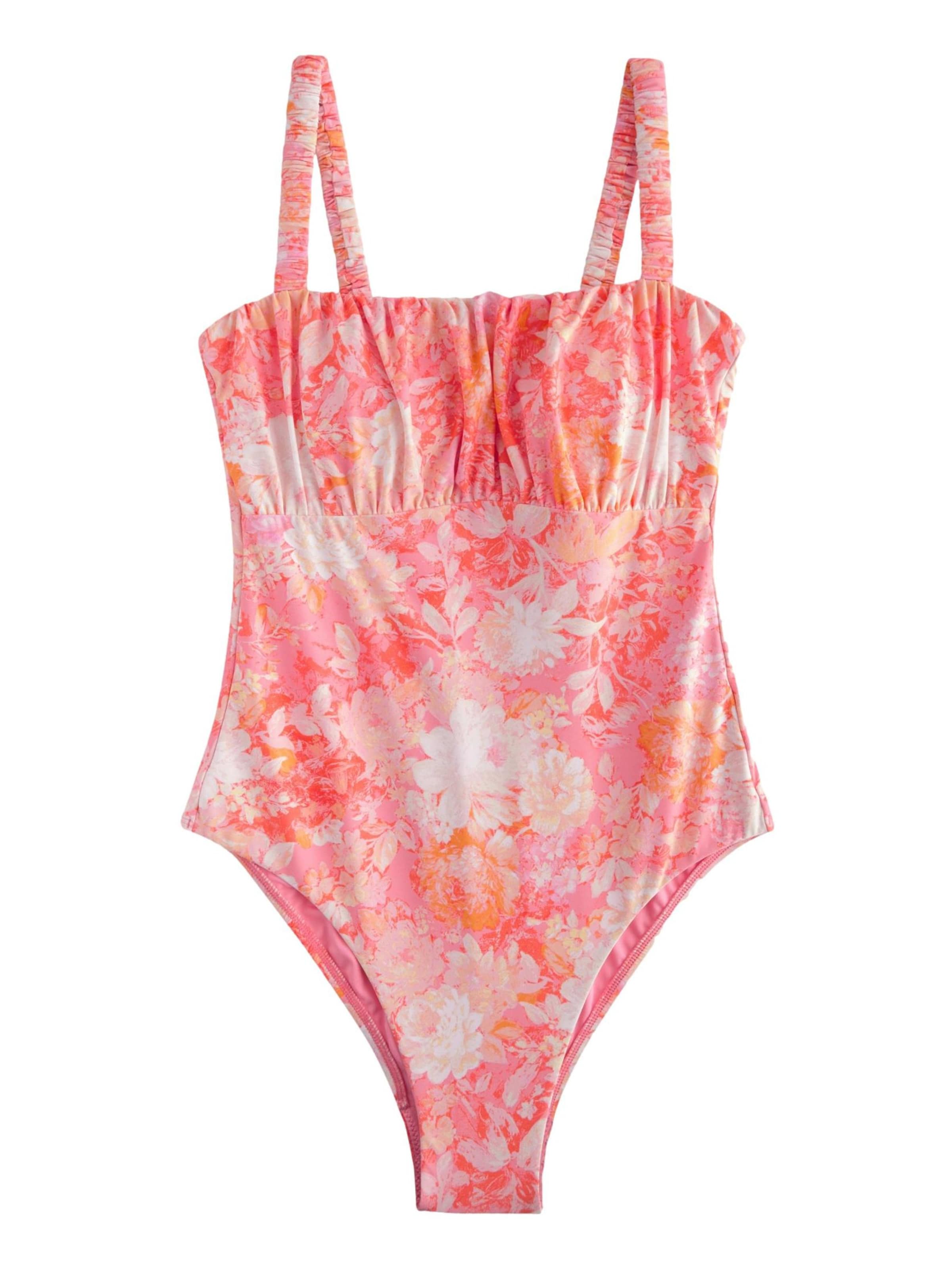 LAURA ASHLEY Bralette Swimsuit in Pink: front