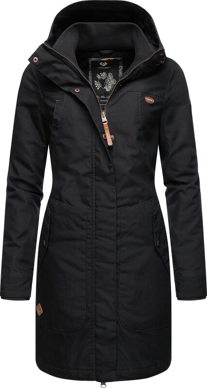 Ragwear Funktionsmantel 'Jannisa' in Schwarz Ragwear Funktionsmantel 'Jannisa' in Schwarz