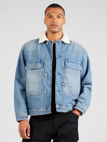 G-Star RAW Between-Season Jacket in Blue: front