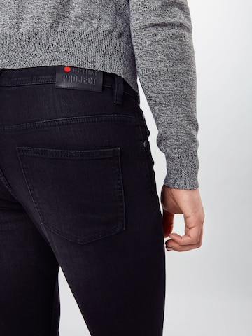 Denim Project Skinny Jeans 'MR. BLACK' in Schwarz