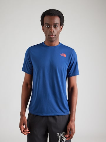 mėlyna THE NORTH FACE Sportiniai marškinėliai 'BITMAP'