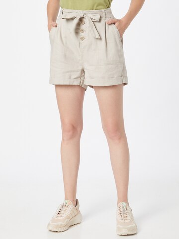 QS Loose fit Pants in Beige: front