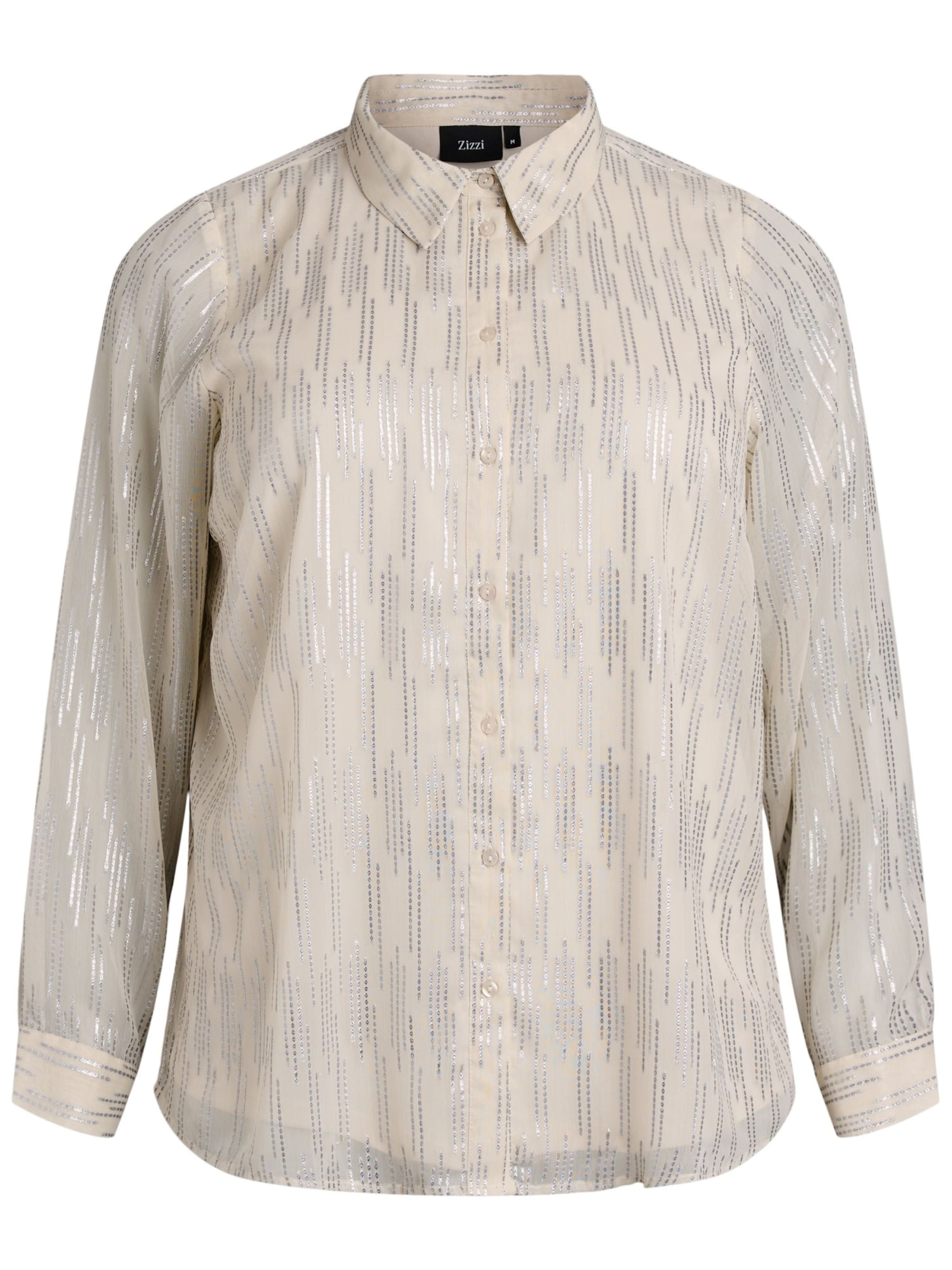 Zizzi - Blusa 'CAFANIA' em bege: frente