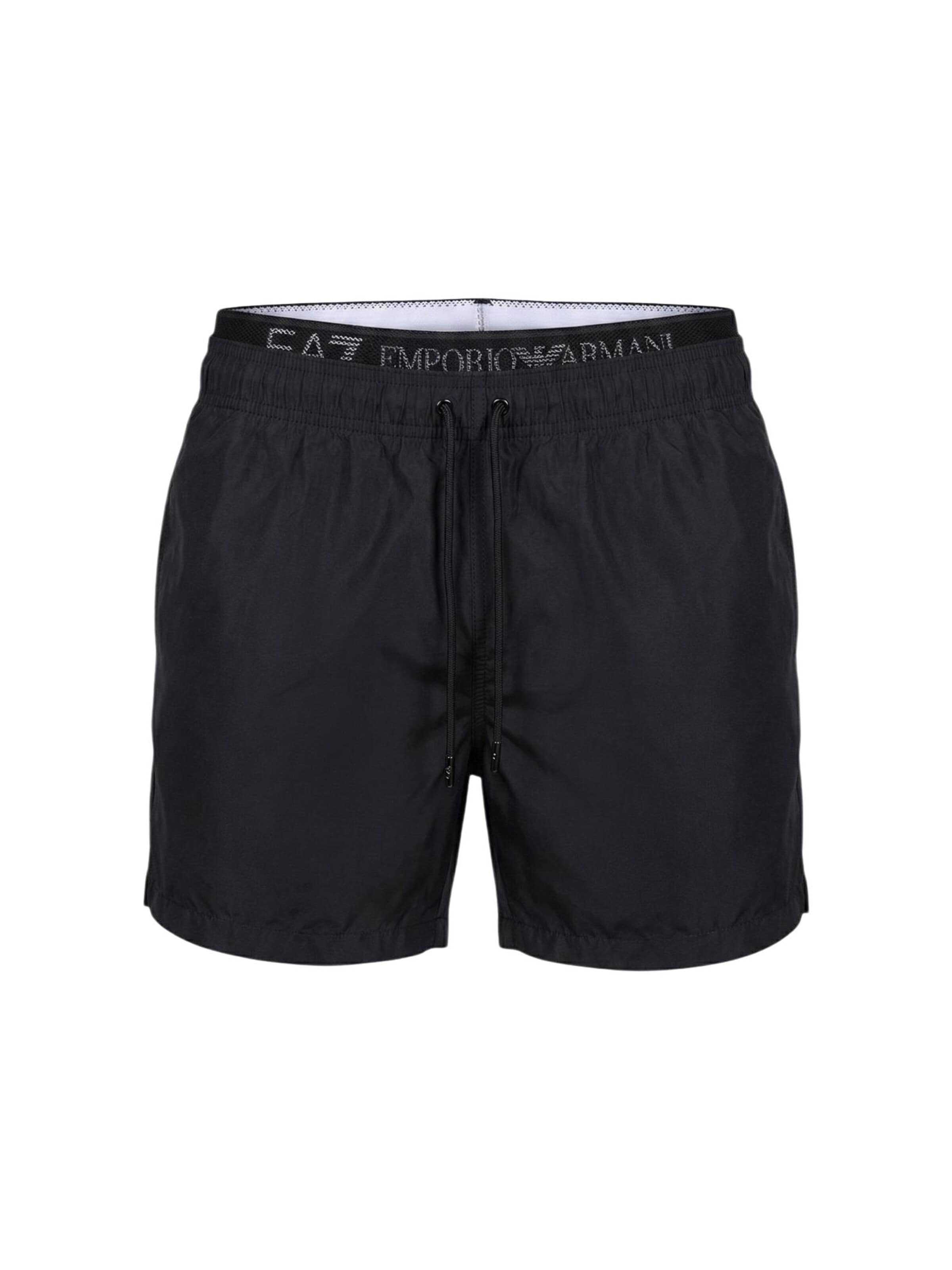 Pantaloncini da bagno '7M001689 AF21074' di EA7 Emporio Armani in nero: frontale