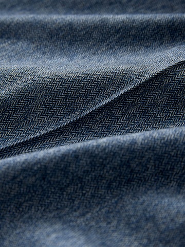 Next Wide Leg Bukser med fals i blå