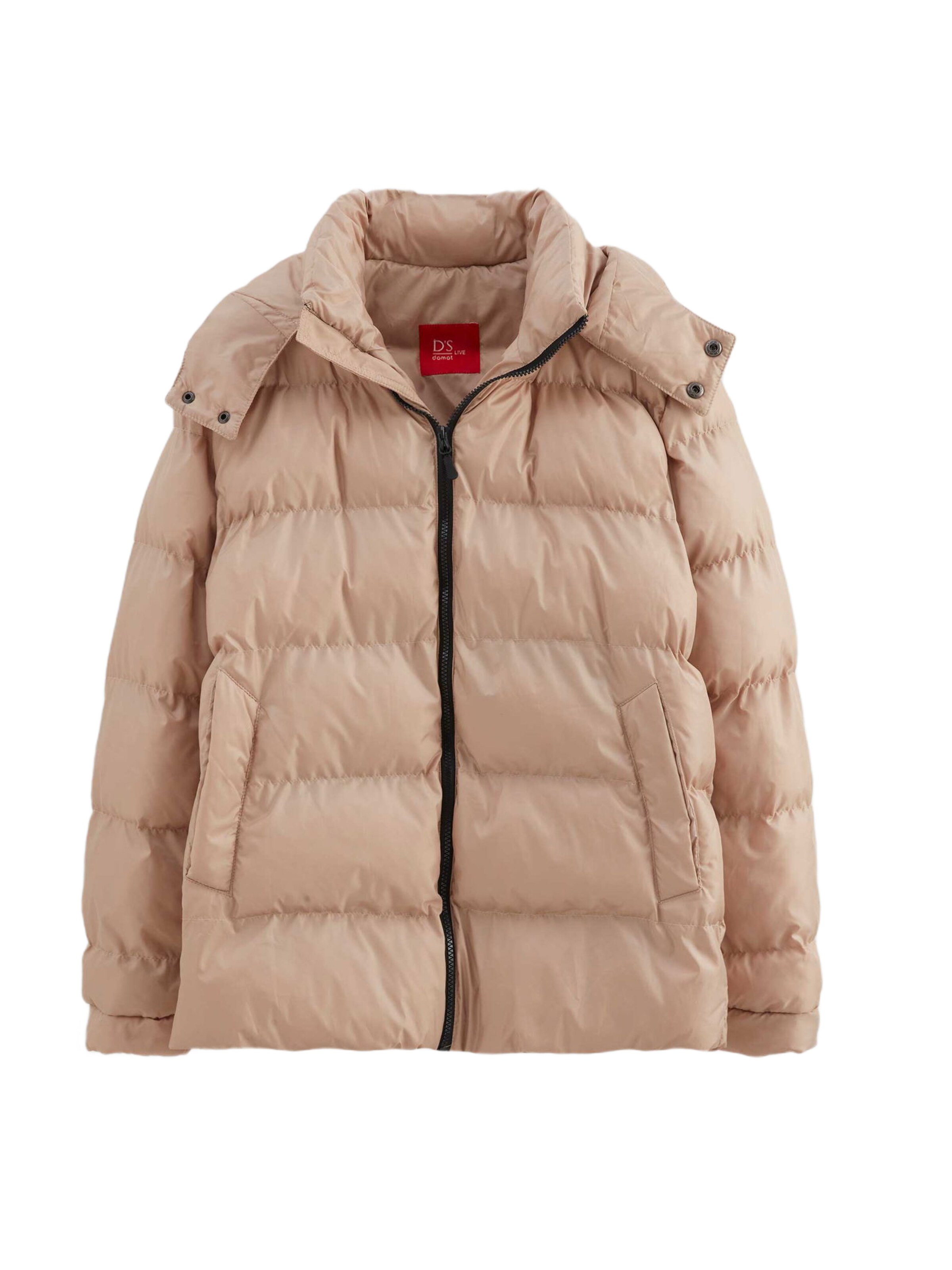 D’S Damat Winterjas in de kleur Beige, Productweergave