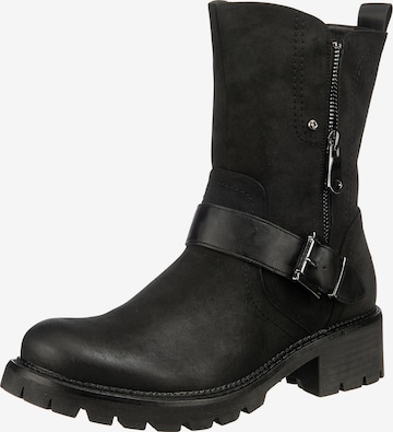 LASCANA Ankle Boots in Black: front