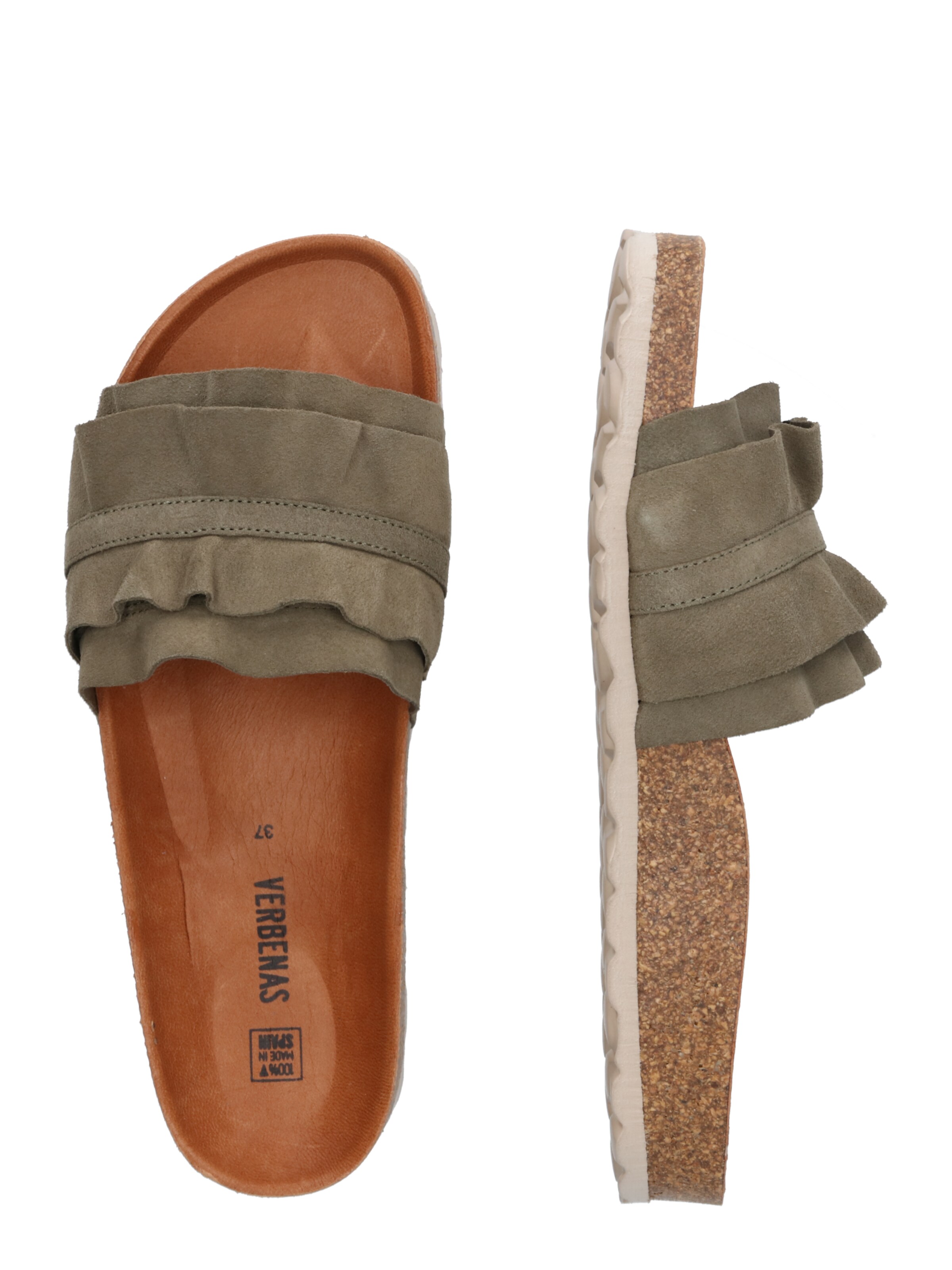 VERBENAS Mules 'Rocio' in Green