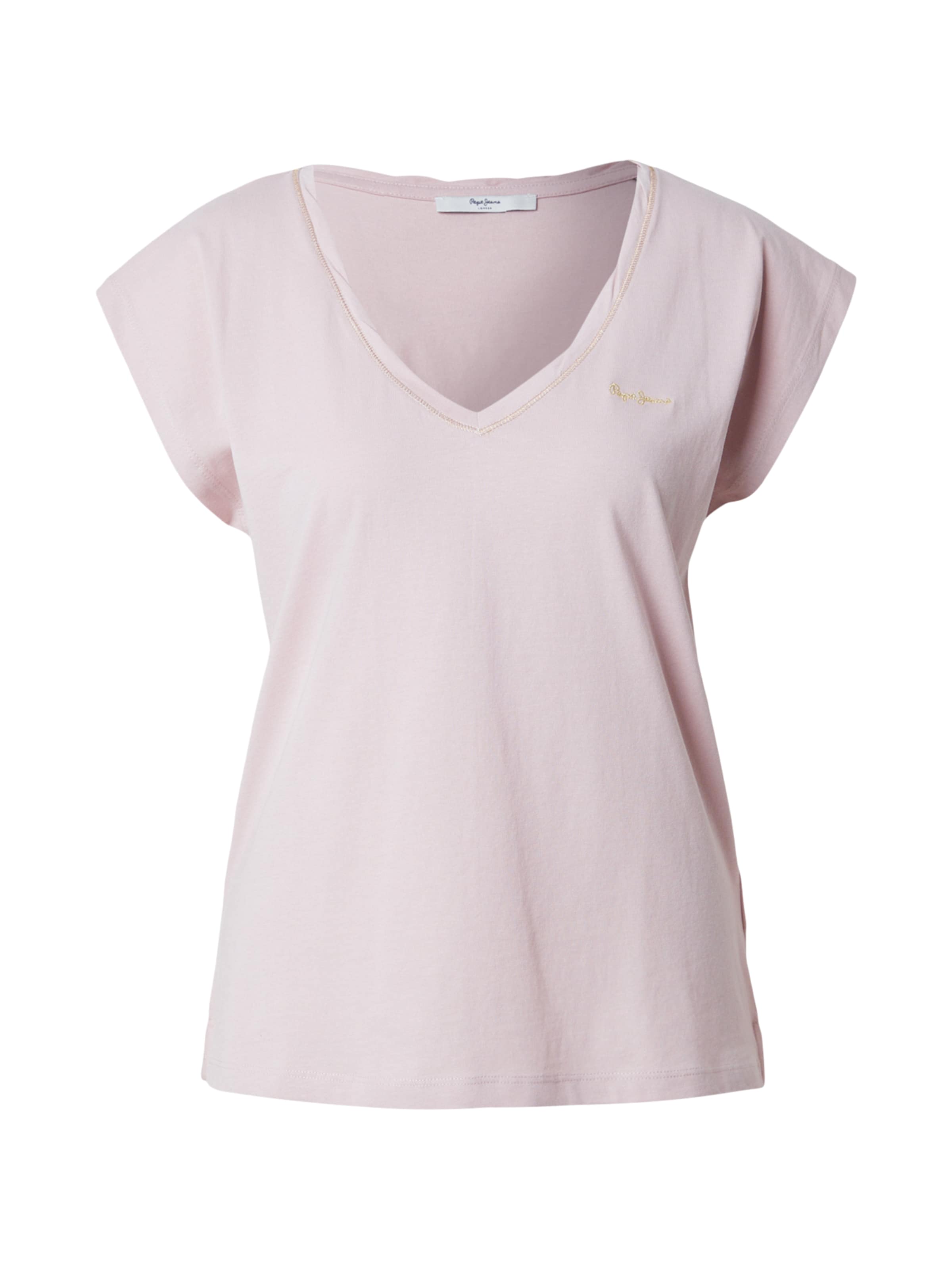 Pepe Jeans - Camiseta en rosa: frente
