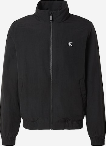 juoda Calvin Klein Jeans Demisezoninė striukė 'HARRINGTON': priekis