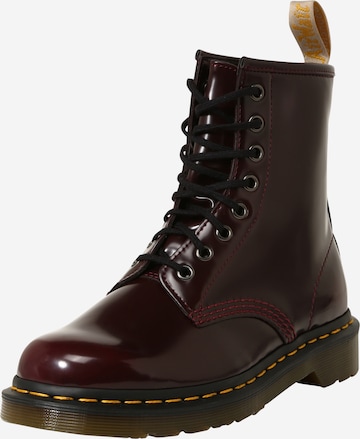 Dr. Martens Lace-Up Boots in Red: front