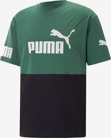 PUMA Tričko – zelená: přední strana